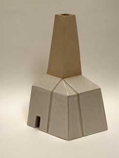 Fabriek met incisie van Janneke Makkink