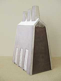 Huis met schoorstenen van Janneke Makkink