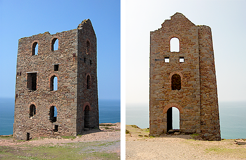 Ruïnes in Cornwall